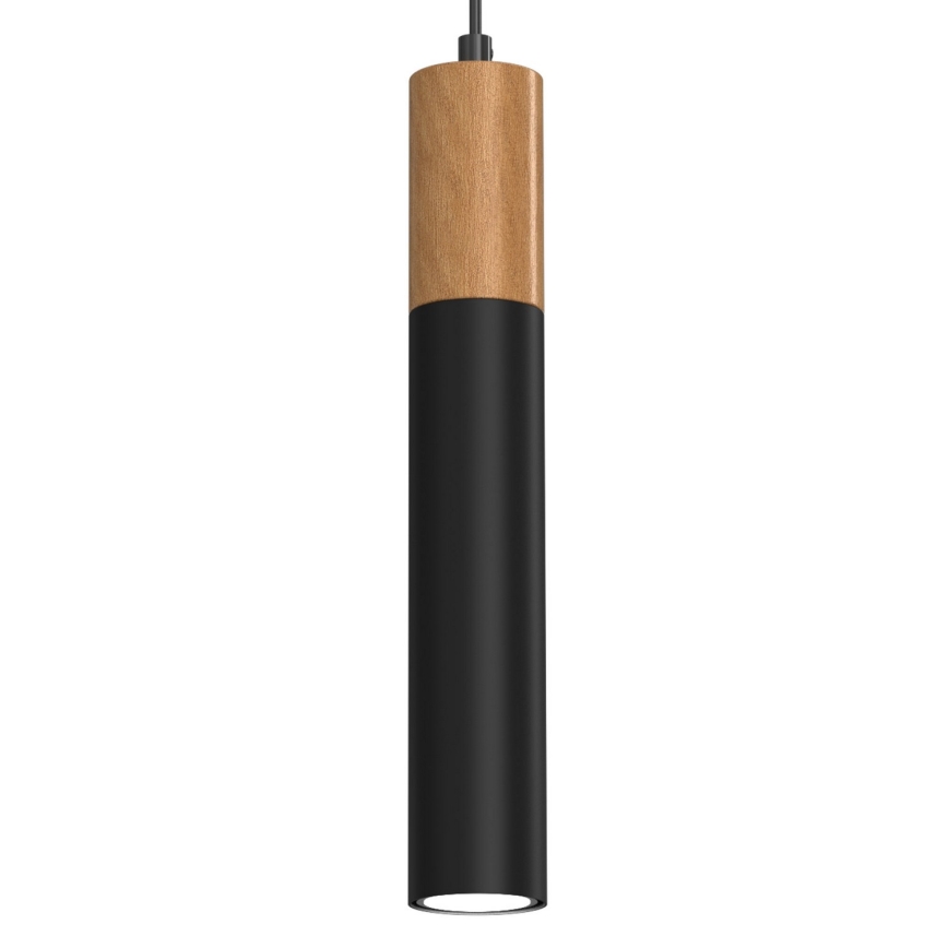 Lámpara de araña de cable CASSA 1xGU10/60W/230V negro