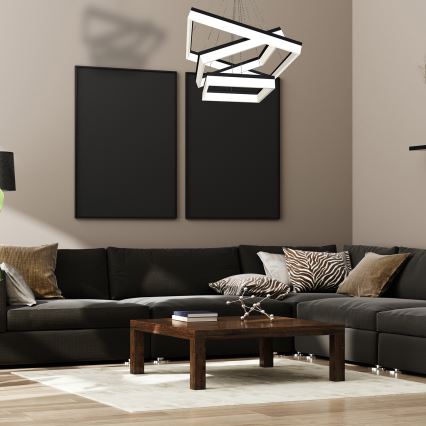 Lámpara de araña de cable LED NERO 3xLED/140W/230V