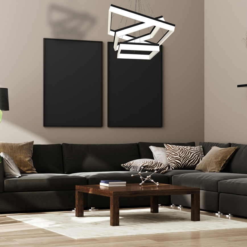 Lámpara de araña de cable LED NERO 3xLED/140W/230V
