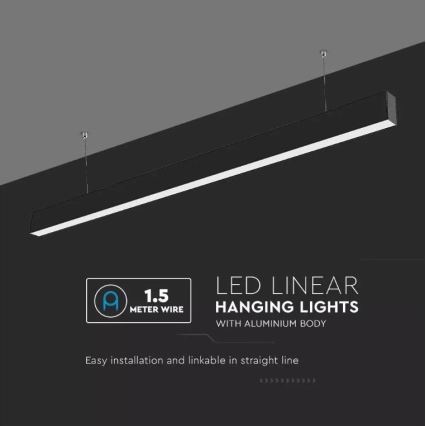 Lámpara de araña de cable LED SAMSUNG CHIP LED/40W/230V 3000K/4000K/6400K