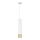Lámpara de araña de cable NEST 1xGU10/8W/230V blanco/dorado