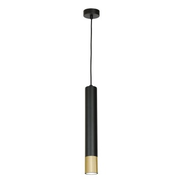 Lámpara de araña de cable NEST 1xGU10/8W/230V negro/dorado