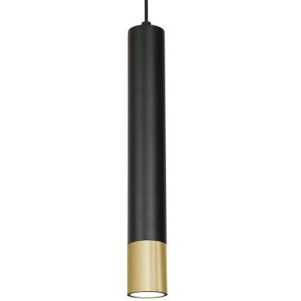 Lámpara de araña de cable NEST 1xGU10/8W/230V negro/dorado