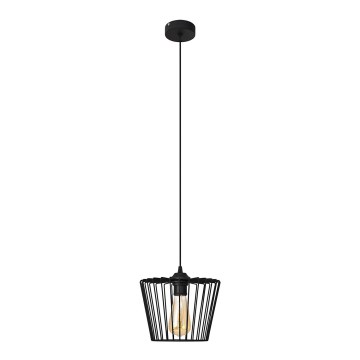 Lámpara de araña de cable TORRI 1xE27/15W/230V d. 23 cm negro