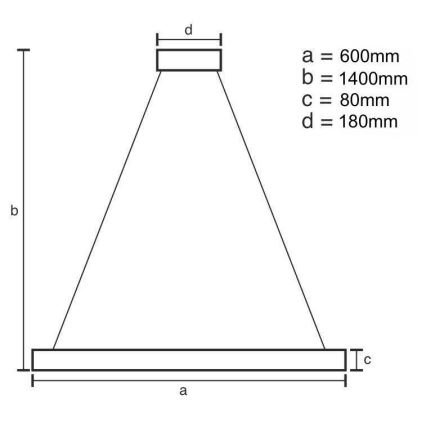Lámpara de araña de cristal LED regulable con cable en cadena LED/40W/230V 3000-6500K + mando a distancia