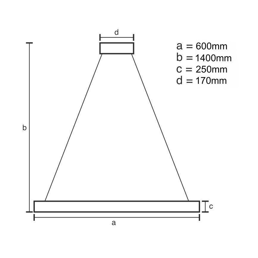 Lámpara de araña de cristal LED regulable con cable en cadena LED/80W/230V 3000-6500K + control remoto
