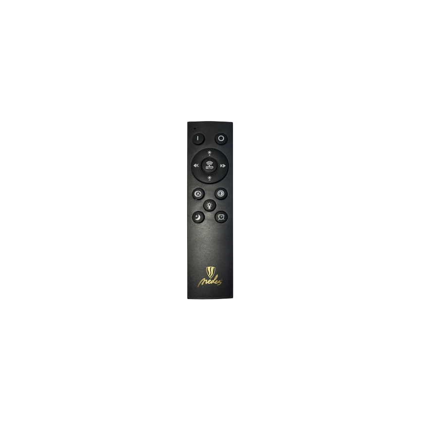 Lámpara colgante de cristal LED regulable en cable THALIA LED/55W/230V 3000-6000K, diámetro 80 cm + mando a distancia