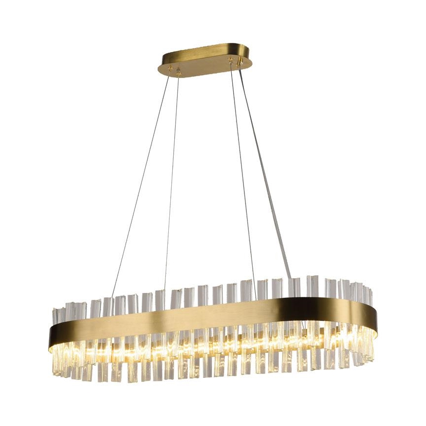 Lámpara de araña de cristal LED regulable en cadena LED/45W/230V 3000-6500K + control remoto