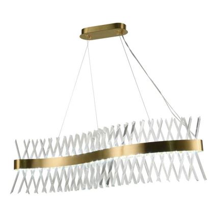 Lámpara de araña de cristal LED regulable en cadena LED/95W/230V 3000-6500K + mando a distancia