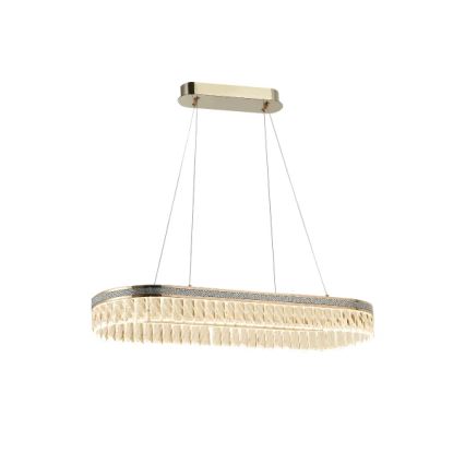 Lámpara colgante de cristal LED regulable THALIA LED/50W/230V 3000-6000K + mando a distancia