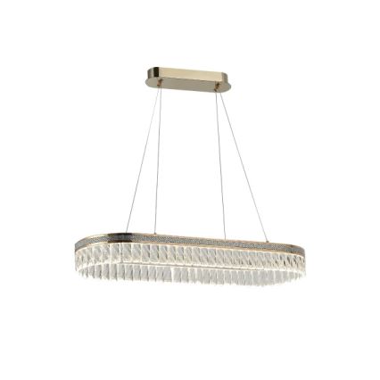 Lámpara colgante de cristal LED regulable THALIA LED/50W/230V 3000-6000K + mando a distancia