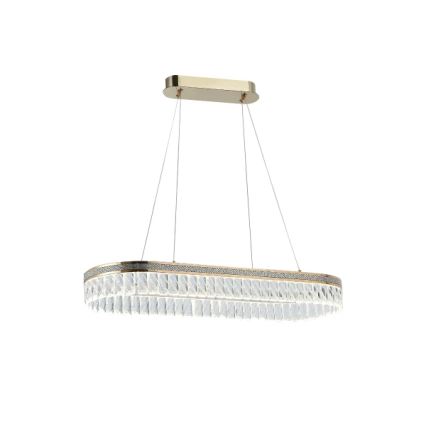 Lámpara colgante de cristal LED regulable THALIA LED/50W/230V 3000-6000K + mando a distancia