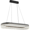 Lámpara de araña de cristal regulable LED suspendida de cable THALIA LED/50W/230V 3000-6000K + mando a distancia