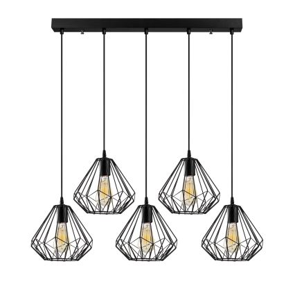 Lámpara de araña DIAMOND 5xE27/100W/230V