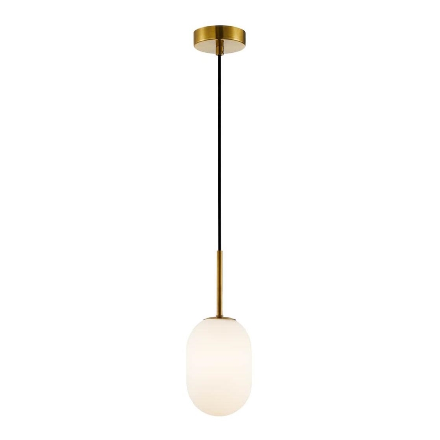 Lámpara de araña en cadena ALIAS 1xG9/8W/230V d. 12 cm dorado
