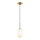 Lámpara de araña en cadena ALIAS 1xG9/8W/230V d. 12 cm dorado