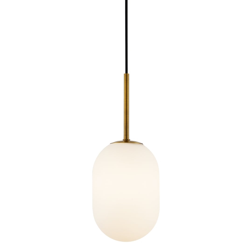 Lámpara de araña en cadena ALIAS 1xG9/8W/230V d. 12 cm dorado