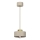 Lámpara de araña en cadena MARTI 1xE27/15W/230V beige/dorado