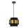 Lámpara de araña en cadena PRESTIGE 1xE27/40W/230V dorado/negro