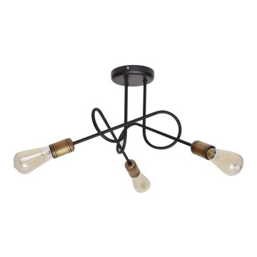 Lámpara de araña fija OXFORD 3xE27/15W/230V