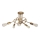 Lámpara de araña fija OXFORD 5xE27/15W/230V