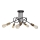Lámpara de araña fija OXFORD 5xE27/15W/230V
