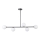 Lámpara de araña GAMA 5xG9/12W/230V negro