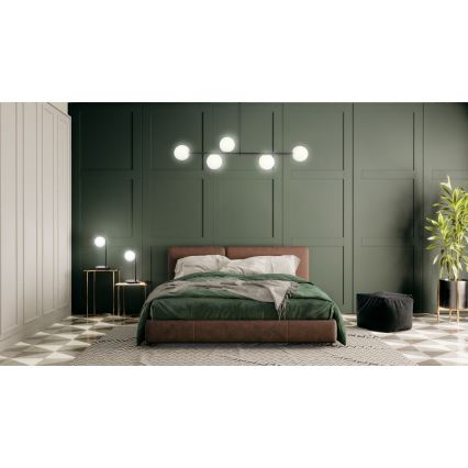 Lámpara de araña GAMA 5xG9/12W/230V negro