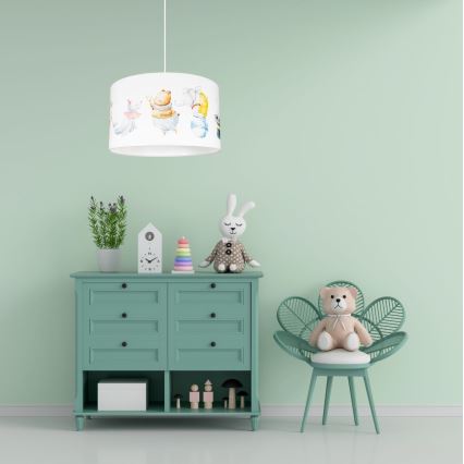Lámpara de araña infantil CIRCUS 1xE27/60W/230V