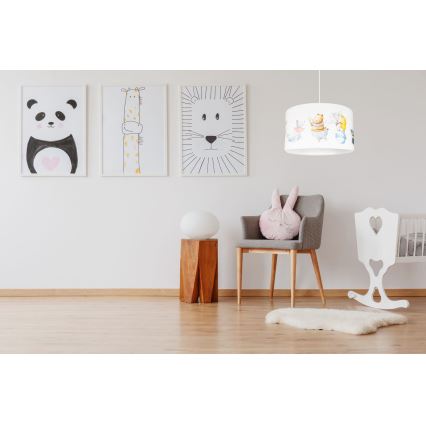 Lámpara de araña infantil CIRCUS 1xE27/60W/230V