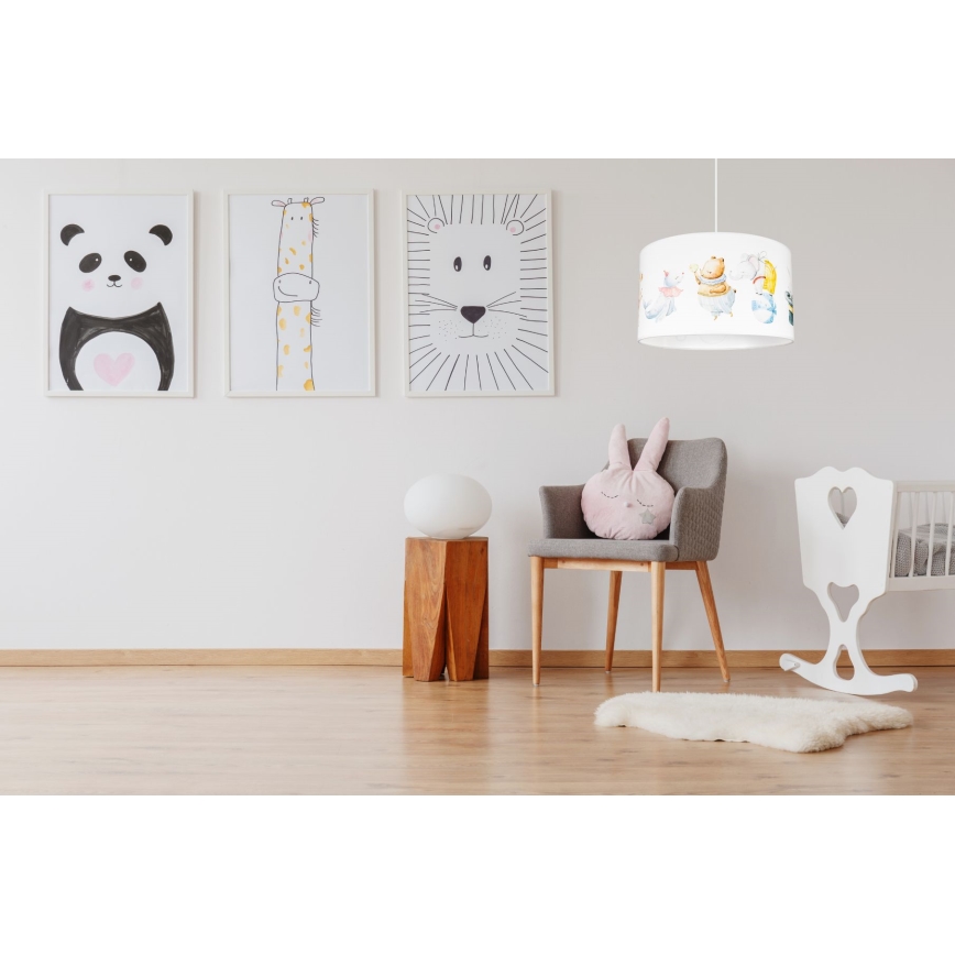 Lámpara de araña infantil CIRCUS 1xE27/60W/230V