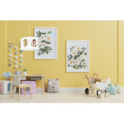 Lámpara de araña infantil FAIRIES 1xE27/60W/230V