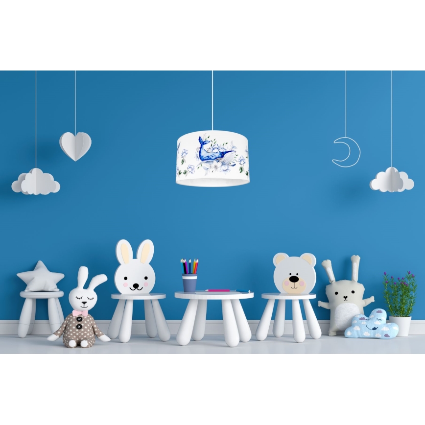 Lámpara de araña infantil OCEAN 1xE27/60W/230V