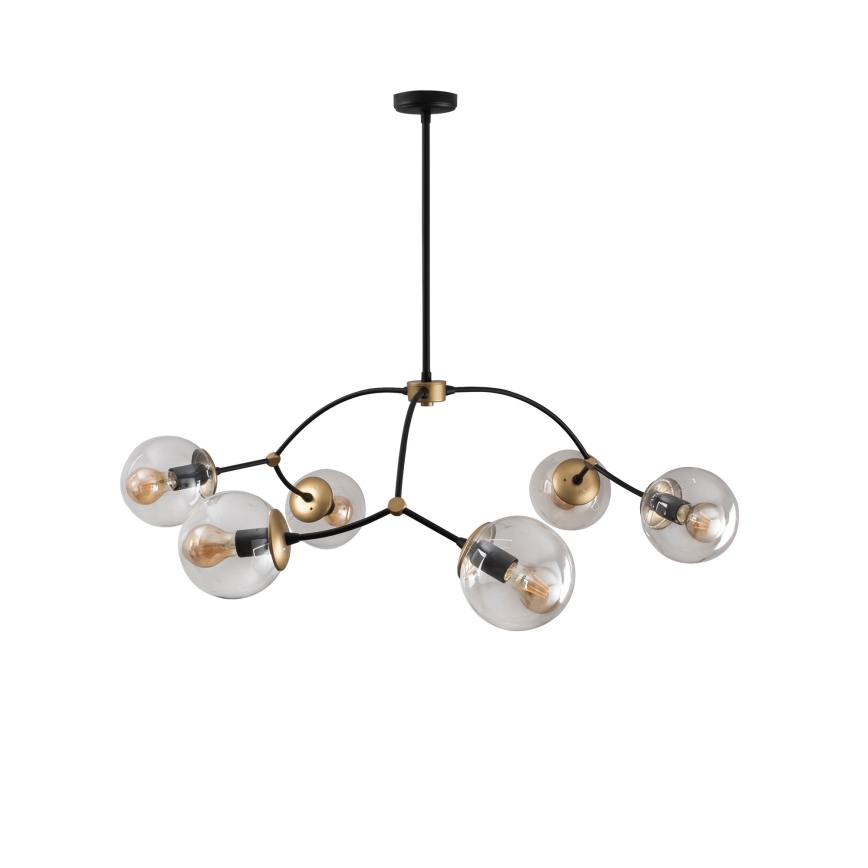 Lámpara de araña KROMOZOM 6xE27/40W/230V
