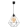 Lámpara de araña LED ALAMBRE 1xE27/4W/230V negro