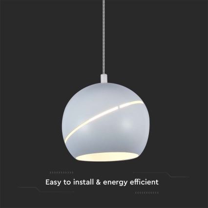 Lámpara de araña LED con cable LED/8,5W/230V 3000K blanco