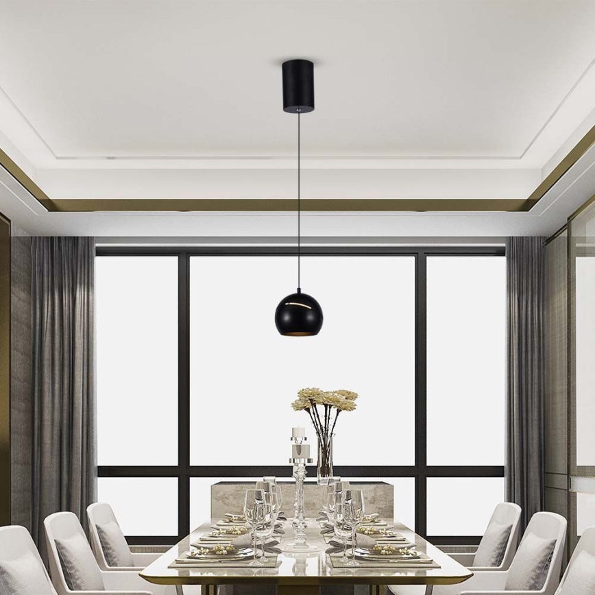 Lámpara de araña LED con cable LED/8,5W/230V 3000K negro