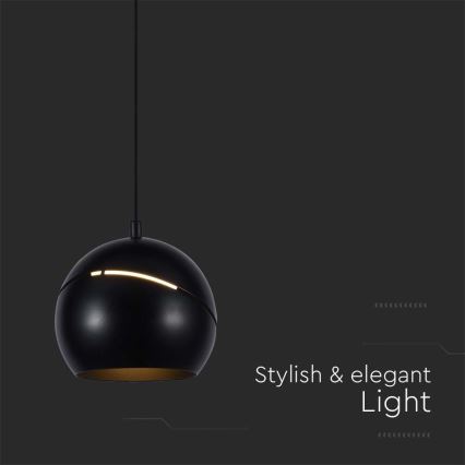 Lámpara de araña LED con cable LED/8,5W/230V 3000K negro