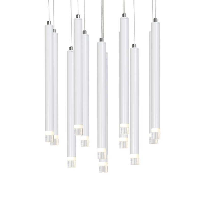 Lámpara de araña LED en cadena ALBA 12xLED/1W/230V blanco