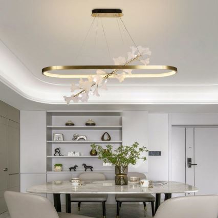 Lámpara de araña LED regulable en cadena LED/65W/230V 3000-6500K + control remoto