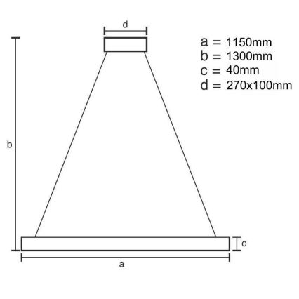 Lámpara de araña LED regulable en cadena LED/65W/230V 3000-6500K + control remoto