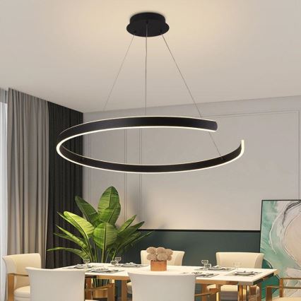 Lámpara de araña LED regulable LED/100W/230V 3000-6500K diá. 80 cm + control remoto