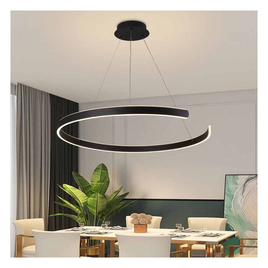 Lámpara de araña LED regulable LED/100W/230V 3000-6500K diá. 80 cm + control remoto