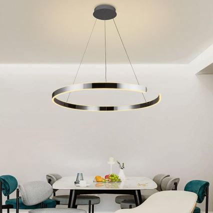 Lámpara de araña LED regulable LED/100W/230V 3000-6500K diá. 80 cm + control remoto