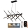 Lámpara de araña LED regulable LED/100W/230V 3000-6500K + control remoto
