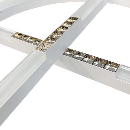 Lámpara de araña LED regulable LED/100W/230V 3000-6500K diá. 60 cm + control remoto