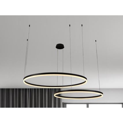 Lámpara de araña LED regulable LED/100W/230V 3000-6500K diá. 80 cm + control remoto