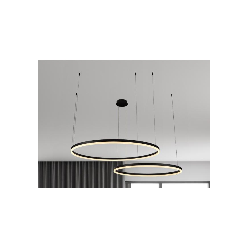Lámpara de araña LED regulable LED/100W/230V 3000-6500K diá. 80 cm + control remoto