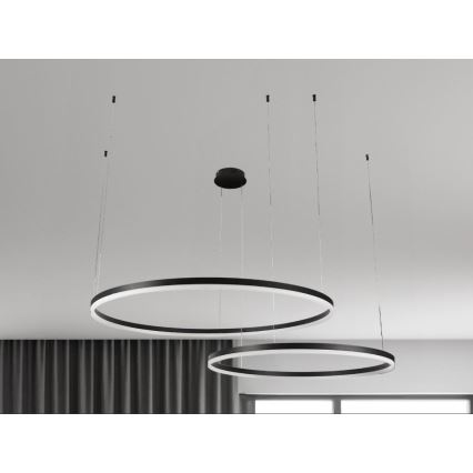Lámpara de araña LED regulable LED/100W/230V 3000-6500K diá. 80 cm + control remoto