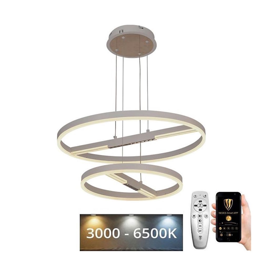 Lámpara de araña LED regulable LED/100W/230V 3000-6500K diá. 60 cm + control remoto